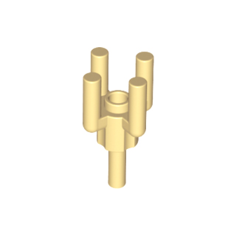 Staaf 1.2L met nopje en 4 armen omhoog (palm top) Tan